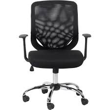 Alphason Atlanta Mesh Back Office Chair 84 Liked On Polyvore Featuring Home Furniture Black Leather Office Chair Mesh Office Chair Bath Chair For Elderly
