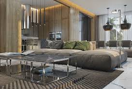 Bequeme sofas fur ein modernes wohnen. 4 Mannliche Wohnungen Mit Super Bequemen Sofas Und Glatten Farben Paletten Mekhanizatoriv Street 2 Kyiv Ukraine 03035