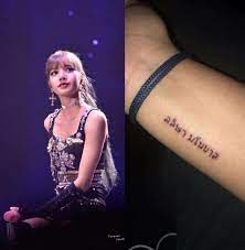 Blackpink Lisa Tattoo Blink Tatoo