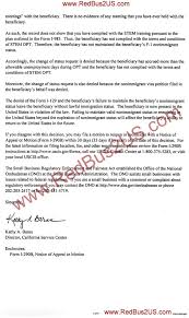 Sample appeal letter for rejected work permit. F1 To H1b Cos Change Of Status Denied Letter Real By Uscis Redbus2us