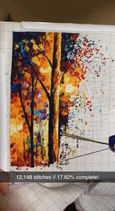 (4 x 7 using 14count) colours = 7. Rain S Rustle Artecy Cross Stitch Pattern Album On Imgur