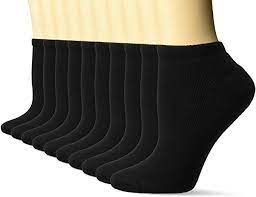 Amazon Com Amazon Essentials Women S 10 Pack Cotton Lightly Cushioned No Show Socks Clothing No Show Socks Amazon Essentials Fashion Socks