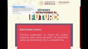 Este programa social digital busca que millones de jóvenes de entre 18 y 29. Cambio De Fecha Para El Registro Plataforma Jovenes Construyendo El Futuro 2021 2022 Becas Amlo Youtube
