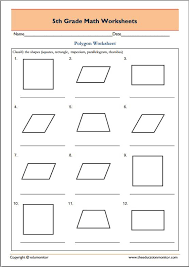 5th grade geometry worksheets to help kids practice math skills including working with shapes, symmetry, coordinates, and volume. 5th Grade Geometry Math Worksheets Polygons Geometry Worksheets Math Worksheets 5th Grade Worksheets