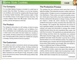 Archway cookies is an american cookie manufacturer, founded in 1936 in battle creek, michigan. Solved Home Style Cookies Case The Company The Lew Mark B Chegg Com