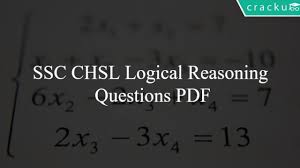 Looking for ace quantitative aptitude paid book from adda247 in pdf for free. Ssc Chsl Logical Reasoning Questions Pdf Cracku