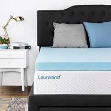 Lauraland Memory Foam Mattress Topper King 3 Inch Active Cooling Design Bed Topper Ce In 2020 Memory Foam Bed Topper Memory Foam Mattress Topper Foam Mattress Topper