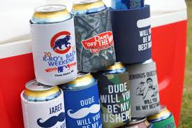 Coolies For And Your Friends To Use At A Bachelor Party Customize Now And Request A Free Proof Design Q Custom Koozie Design Koozie Design Custom Koozies