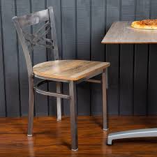 Lancaster Table Seating Clear Coat Steel Cross Back Chair With Driftwood Seat In 2020 Lancaster Table Crossback Chairs Table Seating