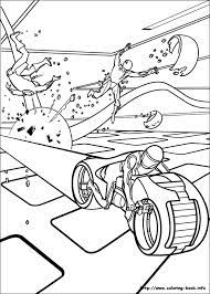 Tron action figure coloring page. Tron Coloring Picture