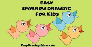 In this simple step by step guide learn how to draw a sheep in a simple and interactive way. How To Draw A Sparrow For Kids Step By Step Easy Drawings Ideas