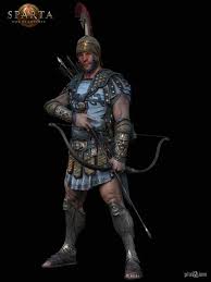 Heavy Archer Sparta War Of Empires On Behance Greek Warrior Empire Characters Ancient Warriors