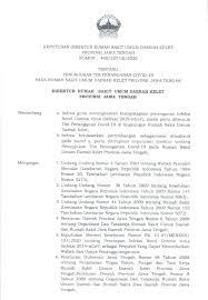 159 b/1988 tentang rumah sakit 3. Surat Keputusan Sk Direktur Rsud Kelet Tentang Penunjukan Tim Penanganan Covid 19 Di Rsud Kelet Rsud Kelet