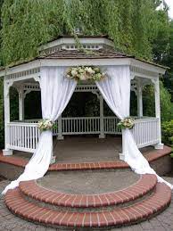 Wedding Decorations For Gazebo Wedding Ceremony Flowers Check More At Https Pinnozze Co Gazebo Wedding Decorations Gazebo Decorations Gazebo Wedding Ceremony