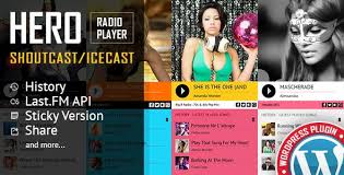 Download Free Hero V1 6 9 0 Shoutcast And Icecast Radio Player Diseno Web Heroe Radio