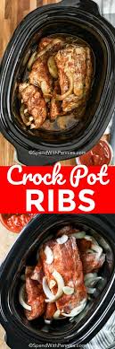 Does not touch bone or fat. Crock Pot Ribs Spend With Pennies