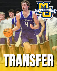BREAKING NEWS Former St. Thomas guard, Nolan Minessale, has committed to  Marquette. The rising junior was an All-Summit League selection and was  dominant on offense for the Tommies. He is a versatile