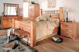 Find oak bedroom furniture sets. Thornwood Collection
