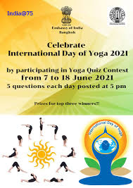 All that you need to know about international day of yoga awareness quiz 2021. India In Thailand On Twitter Celebrate International Day Of Yoga 2021 By Participating In The Yoga Quiz From 7 18 June 2021 Questions Will Be Posted Everyday At 5 Pm On Https T Co 36giofpmmu Send