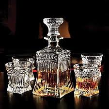 4pcs glass holder portable liquor dispenser wine divider kitchen tool for bar. Amazon Com Circleware 10105 Empire Whiskey Glass Decanter Entertainment Set Of 5 1 Liquor Dispenser Glass Decanter Set Glass Decanter Glass Whiskey Decanter