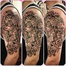 The day of the dead has also impacted the tattoo world, and you will find some designs affected by the celebration of death. Dia De Los Muertos Day Of The Dead Tattoo Tattoos Day Of The Dead Tattoo Sleeve Tattoos Sleeve Tattoos
