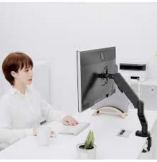 However, while choosing a wall mount, make sure you match your monitor's vesa pattern with the bracket. Loctek Single Dual Monitor Bracket Arms Monitor Mount Desktop Computer Stand 360 Degrees Rotating For 17