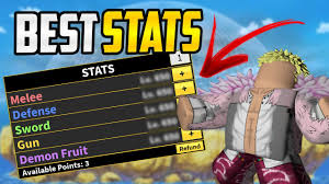 Like and sub i hope y'all enjoyed that video and thank you for watching ;). Best Stats In Blox Piece Youtube