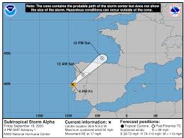 So 2020 New Storm Forms Named Alpha Because We Ve Run Out Of Letters Npr