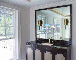 Splurge into luxury by adding a mirror tv to your bathroom! Built In Wall Mirror Tv Mirror