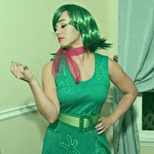 I also had seen a similar costume at a party last year. Diy Disgust Costume Inside Out Ugly Duckling House