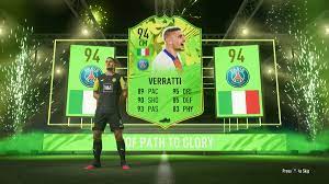 Garantiertes path to glory upgrad | rewards opening | fifa. Kyren On Twitter Did The Path To Glory Guarantee On The Kyrenrtg And Managed To Pack Verratti Actually Really Happy With That Especially Considering How Well Italy Are Performing Atm Let