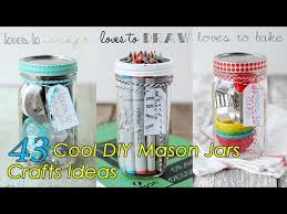 To give someone the gift of chocolate, fill up an empty jar with enough hot chocolate for two then top up with mini marshmallows. 43 Diy Mason Jars Crafts Ideas Youtube