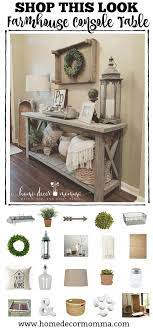 Diy Farmhouse Console Table Farmhouse Console Table Sofa Table Decor Farmhouse Sofa Table