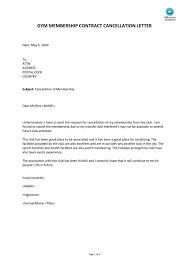 Cancellation letter is important to write when you cancel order, service contract, agreement, membership, subscription, reservation. 41 Professional Cancellation Letters Gym Insurance Contract More