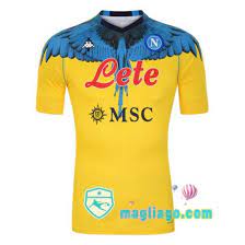 Maglia SSC Napoli Uomo Marcelo Burlon Limited Edition Portiere Giallo  2020/2021 | Maglia da calcio, Calcio, Pantaloni da calcio