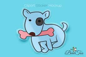 Download Cute Dog With Bone Graphic By Ibeartoo Creative Fabrica PSD Mockup Templates