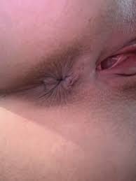 Close up of my shaved asshole