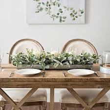 Green Eucalyptus Galvanized Centerpiece