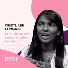 Her true story inspired the movie 'adiwiraku'. Astro Awani R O S E Cheryl Ann Fernando Facebook