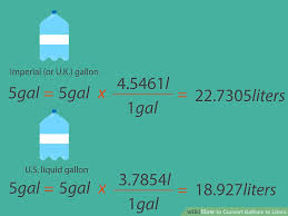 3 Ways To Convert Gallons To Liters Wikihow