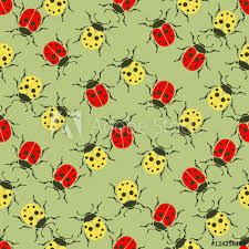 However, even if you've lost the battle with bugs this season, you can win the war by planting flowers that insects find unpalatable. Beetle Ladybug Seamless Pattern Insects Vector Background Red And Yellow Speckled Bugs On A Green For Fabric Design Wallpaper Wrapping Print Paper Decoration Buy This Stock Vector And Explore Similar