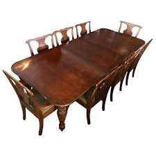 Ralph Lauren Henredon Mahogany Dining Room Set Table And Eight Chairs Modern Dining Room Set Maple Dining Table Brass Dining Table
