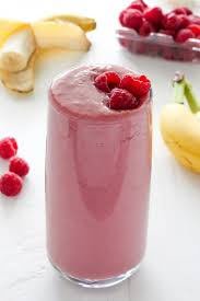 It can become very thick if you put in the frozen banana and mango but it can also make. Raspberry Banana Smoothie Baker By Nature