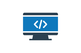 Html Code Glyph Blue Icon Vector Graphic By Riduwan Molla Creative Fabrica