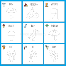 Nfl (national football league) is one of the four professional sports leagues in the united states along with nba, nhl and mlb. Coloring Pages Symbols Of Autumn Stock Vector Illustration Of Game Colorful 93998132