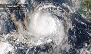 Se debilita “Polo” a categoría 4 frente a Baja California Sur