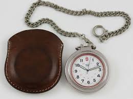 From the markings, we know that your pencron is swiss, has incabloc shock protection for the balance pivots, and has 17 jewels, which means that the important mechanical points of wear are jeweled. Swiss Army Leather Case Chrome Chained Pocket Watch Not Working Pocket Watch Chain Leather Case