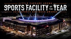 little caesars arena receives sports facility of the year award