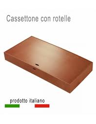 In massello e multistrato di faggio evaporato proveniente da coltivazione con incollaggio atossico in. Sotto Il Letto Cassettone Contenitore In Legno Con Rotelle