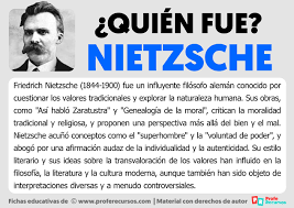 Quién fue Nietzsche | Biografía de Nietzsche